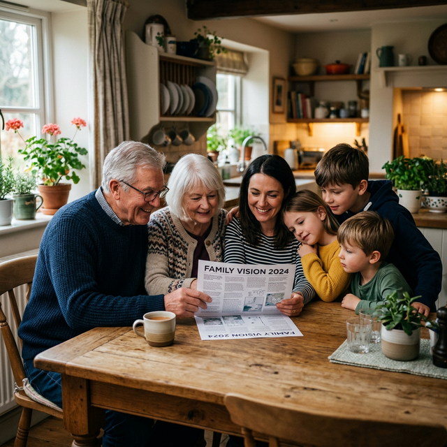 Family sharing a safe word protocol